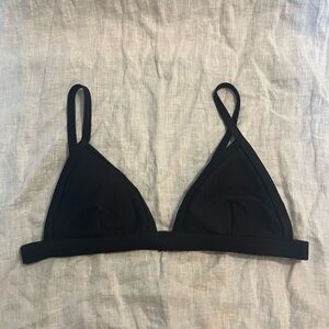 Jcrew Black Bikini Top